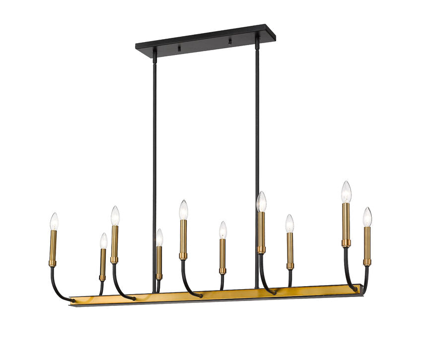 Haylie 10 Light Linear Chandelier