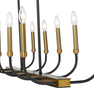 Haylie 10 Light Linear Chandelier