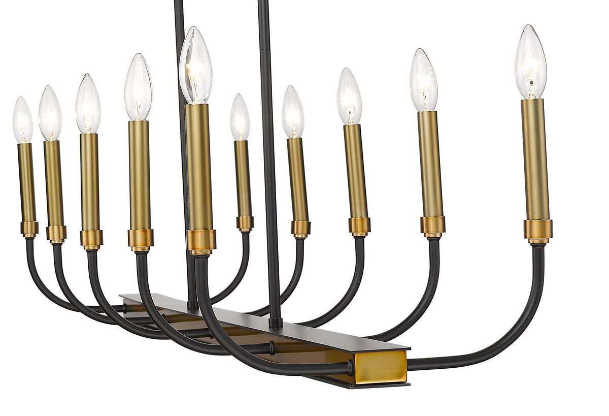 Haylie 10 Light Linear Chandelier