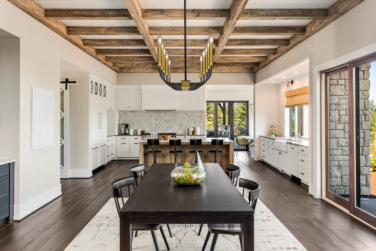 Haylie 10 Light Linear Chandelier