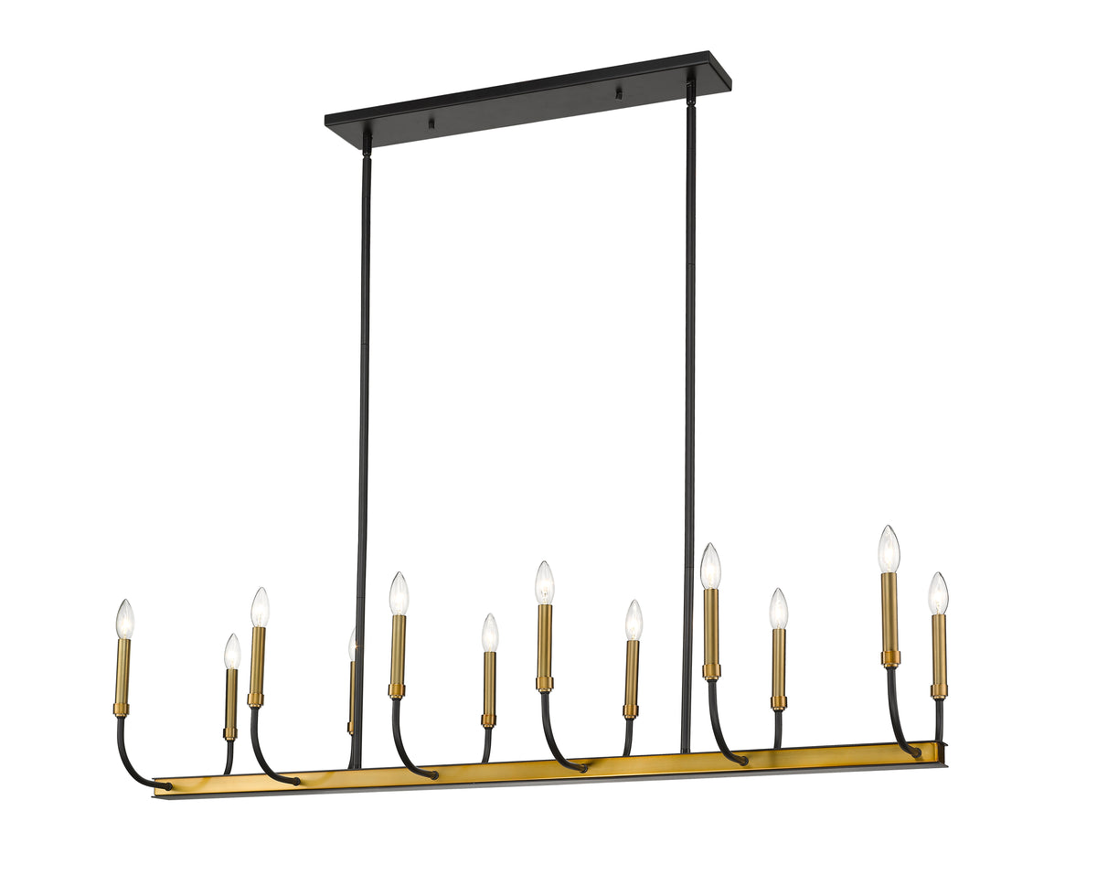 Haylie 12 Light Linear Chandelier