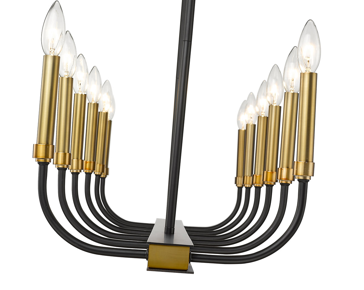 Haylie 12 Light Linear Chandelier
