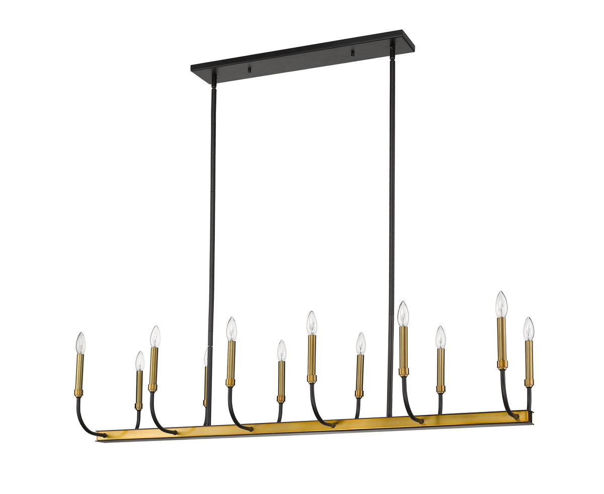 Haylie 12 Light Linear Chandelier
