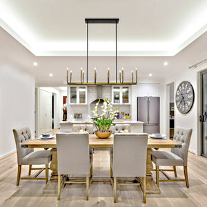 Haylie 12 Light Linear Chandelier