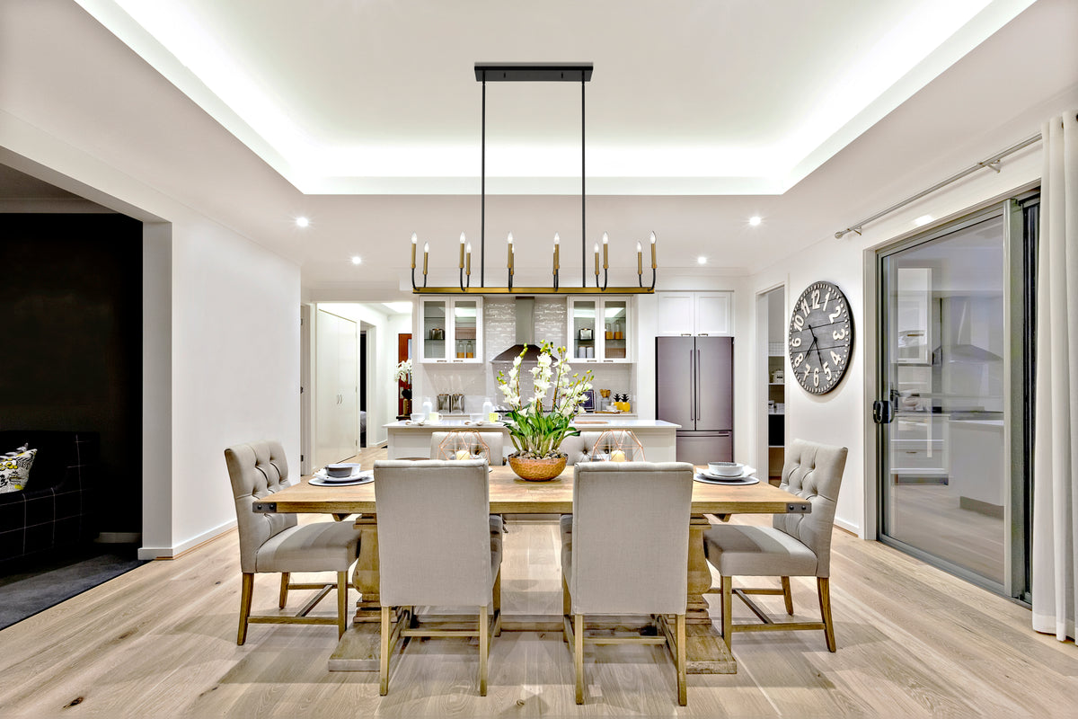 Haylie 12 Light Linear Chandelier