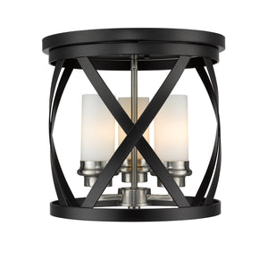 Malcalester 3 Light Flush Mount