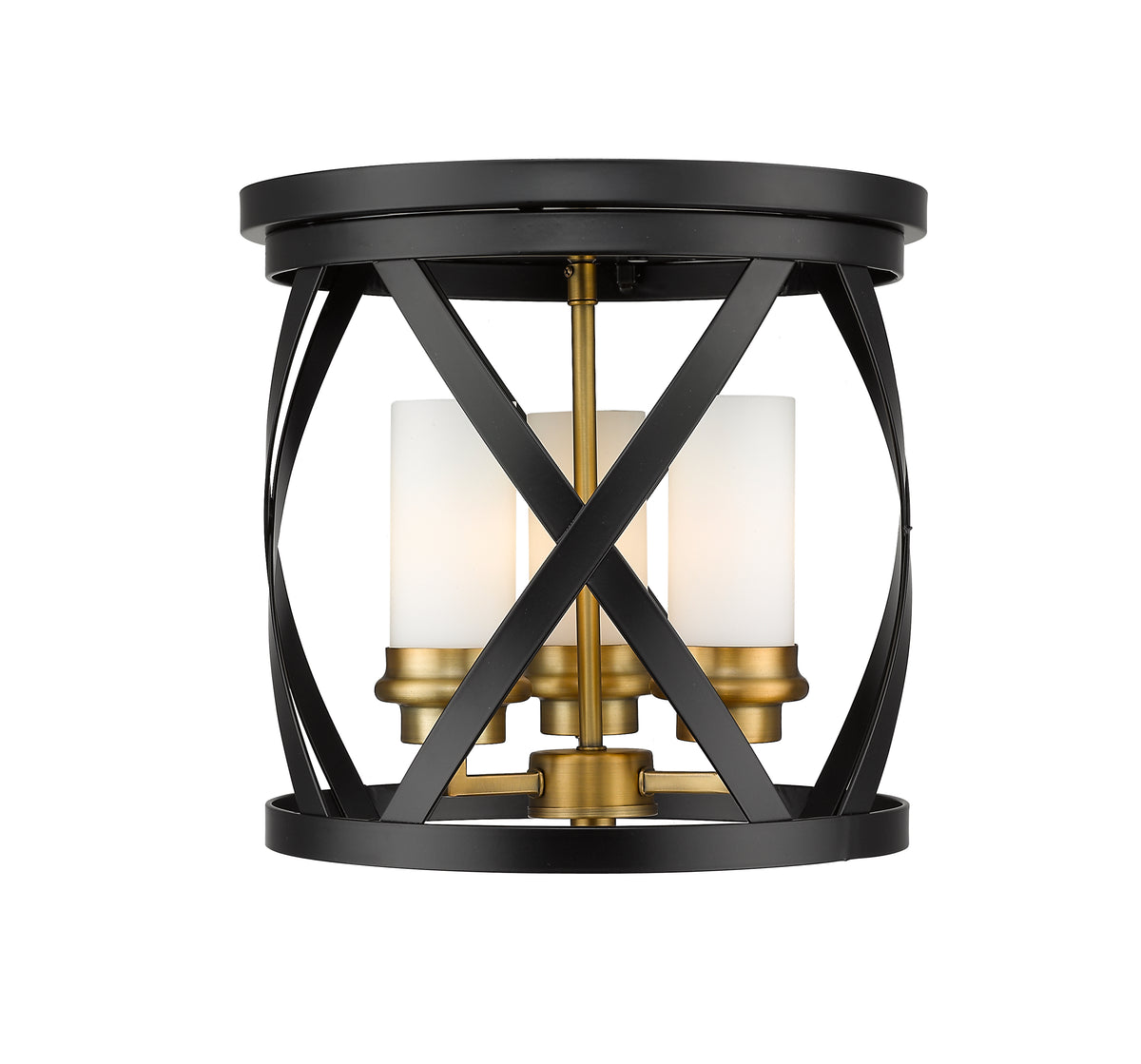 Malcalester 3 Light Flush Mount