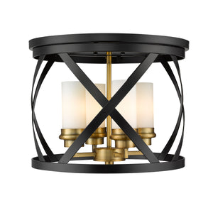 Malcalester 4 Light Flush Mount