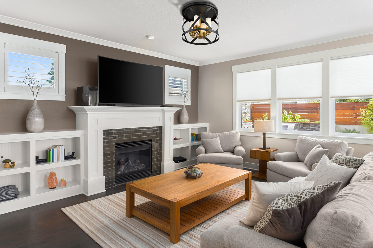 Malcalester 4 Light Flush Mount
