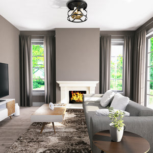Malcalester 4 Light Flush Mount