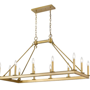 Barclay 12 Light Linear Chandelier