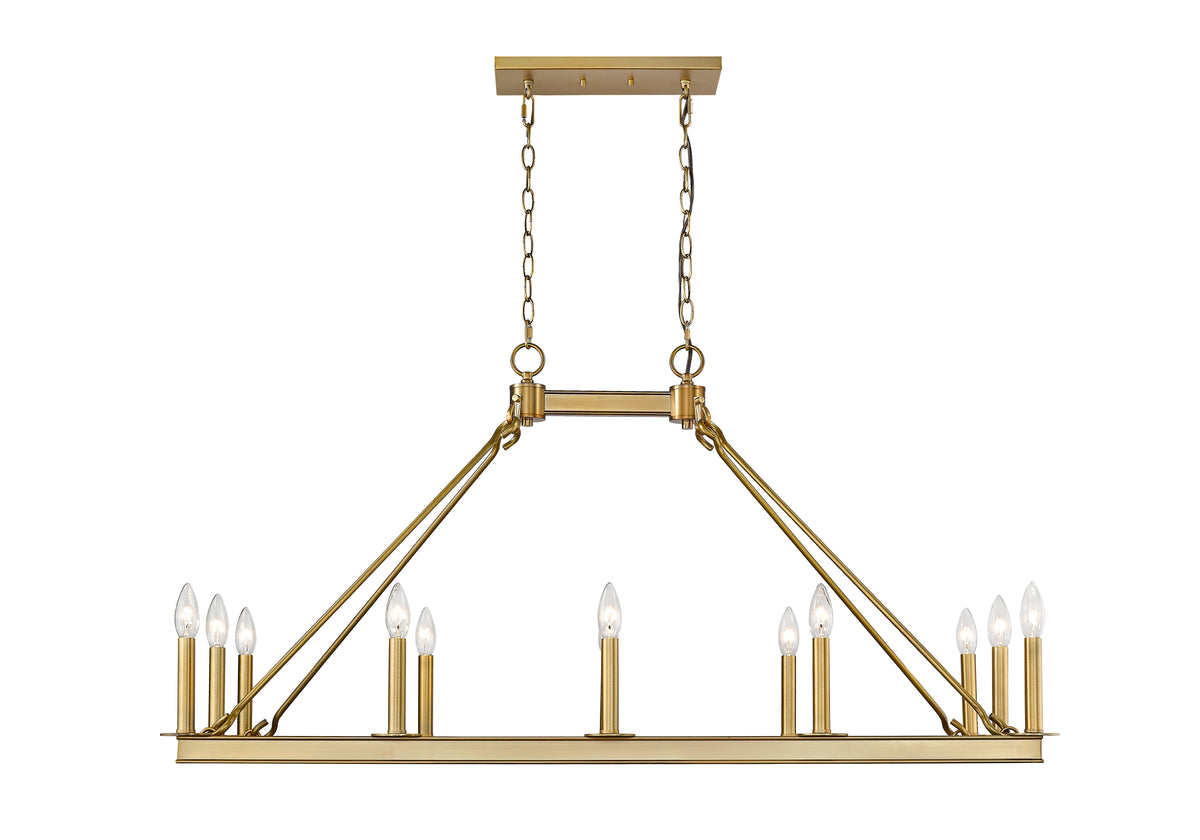 Barclay 12 Light Linear Chandelier