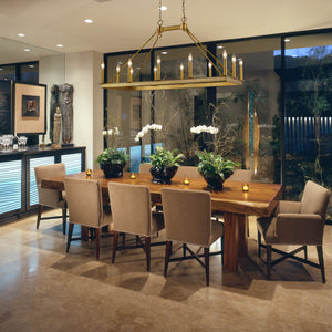 Barclay 12 Light Linear Chandelier