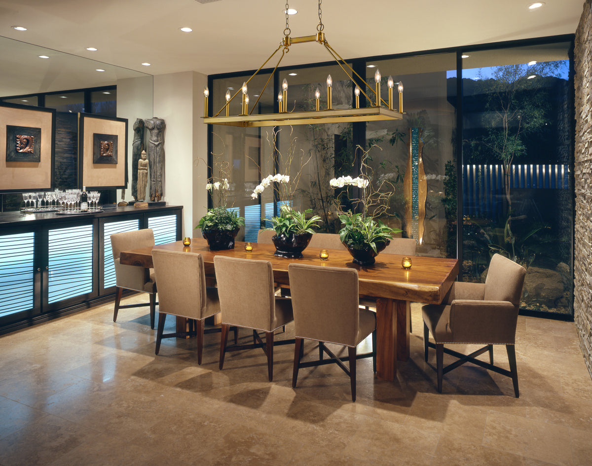 Barclay 12 Light Linear Chandelier