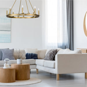 Barclay 8 Light Chandelier