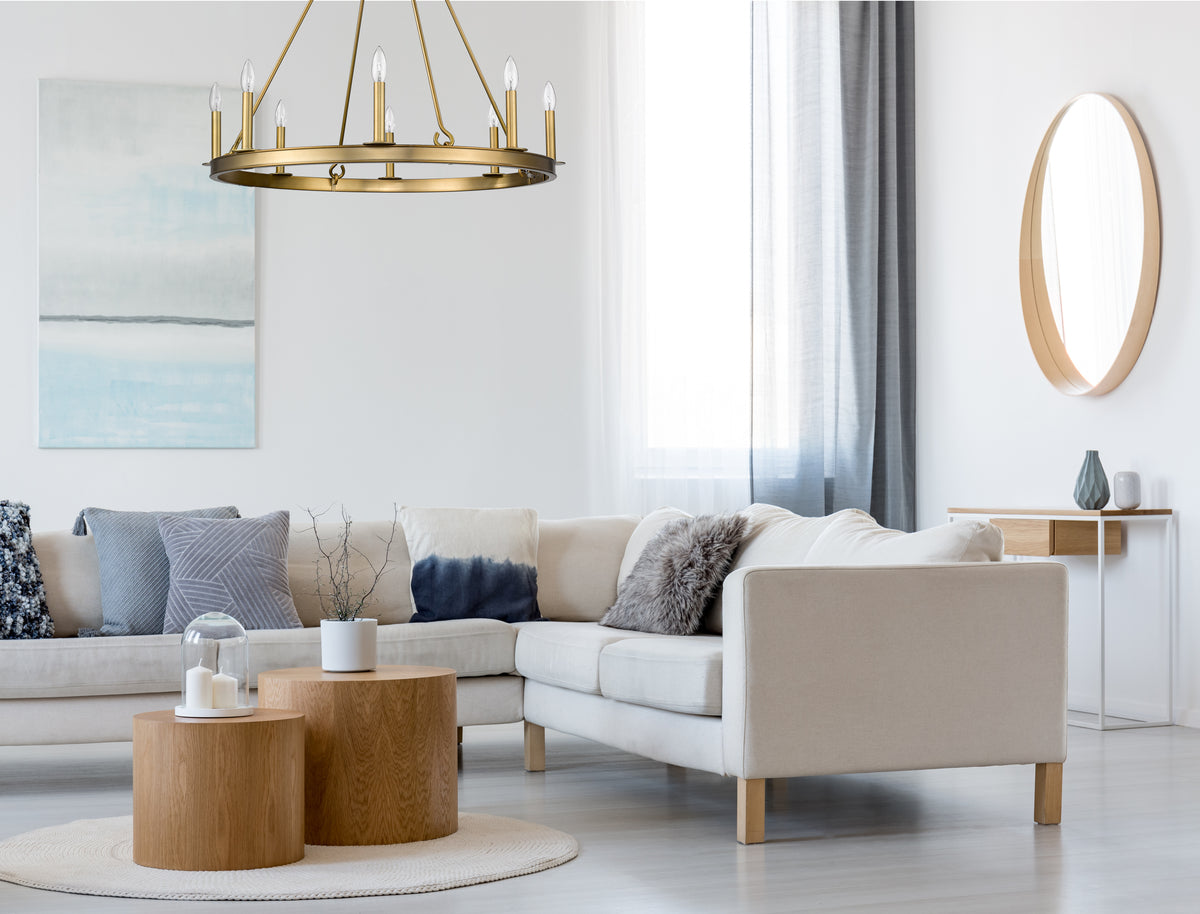 Barclay 8 Light Chandelier