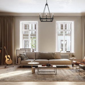 Barclay 8 Light Chandelier