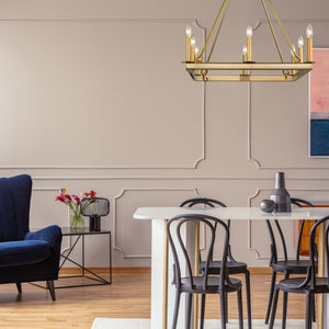 Barclay 8 Light Chandelier