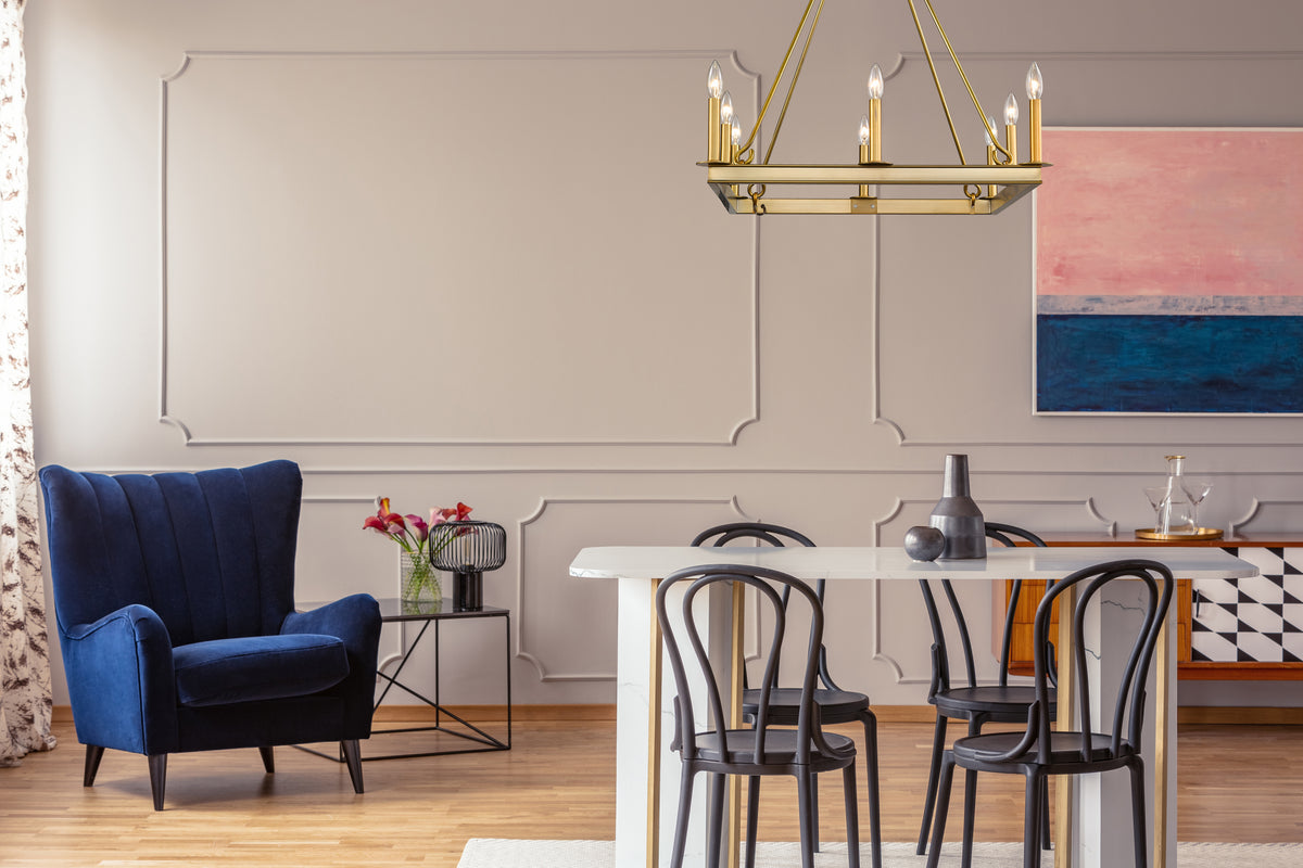 Barclay 8 Light Chandelier