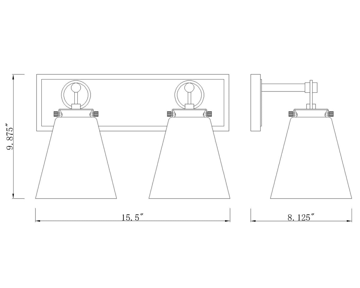 Harper 2 Light Vanity