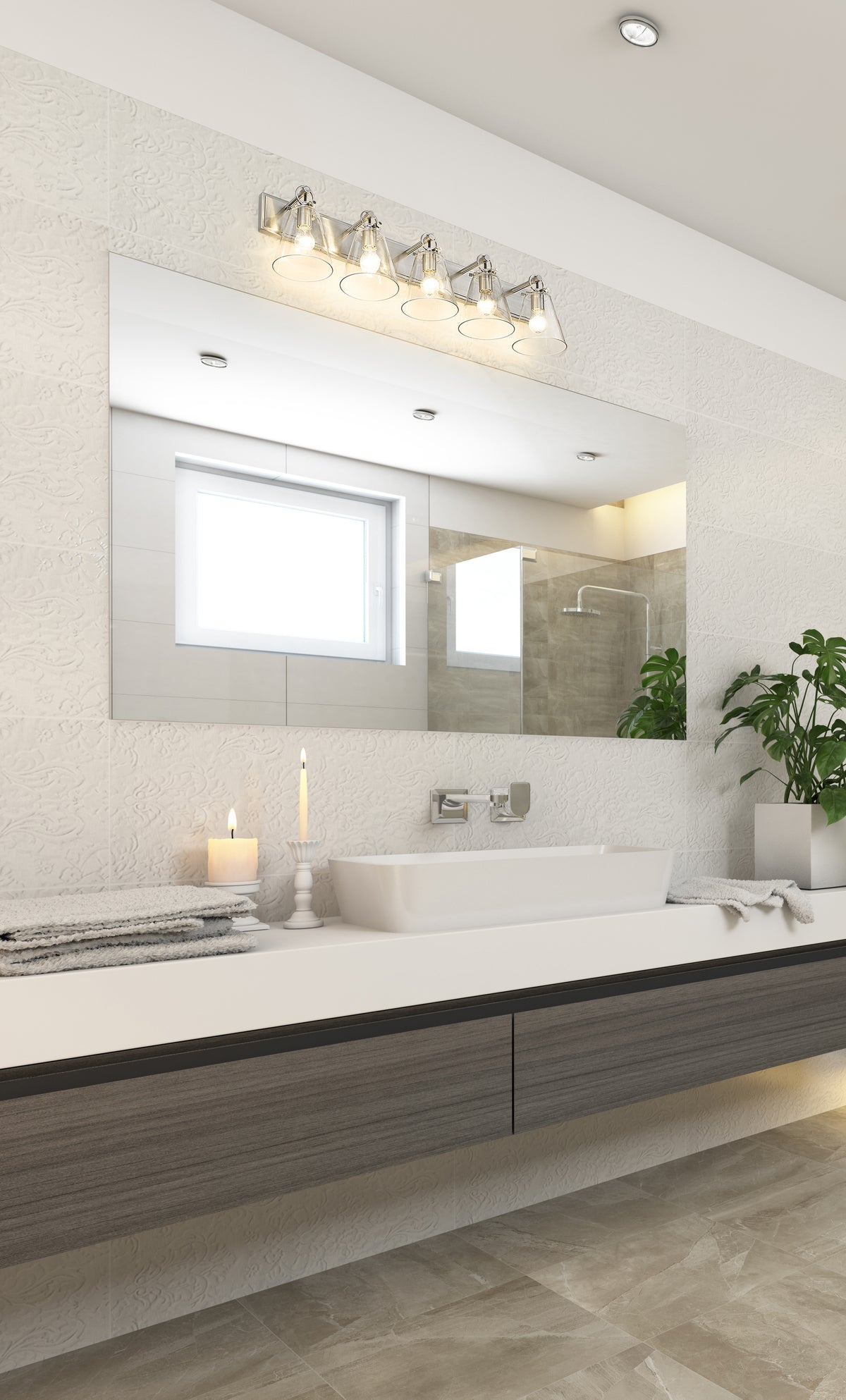 Harper 5 Light Vanity
