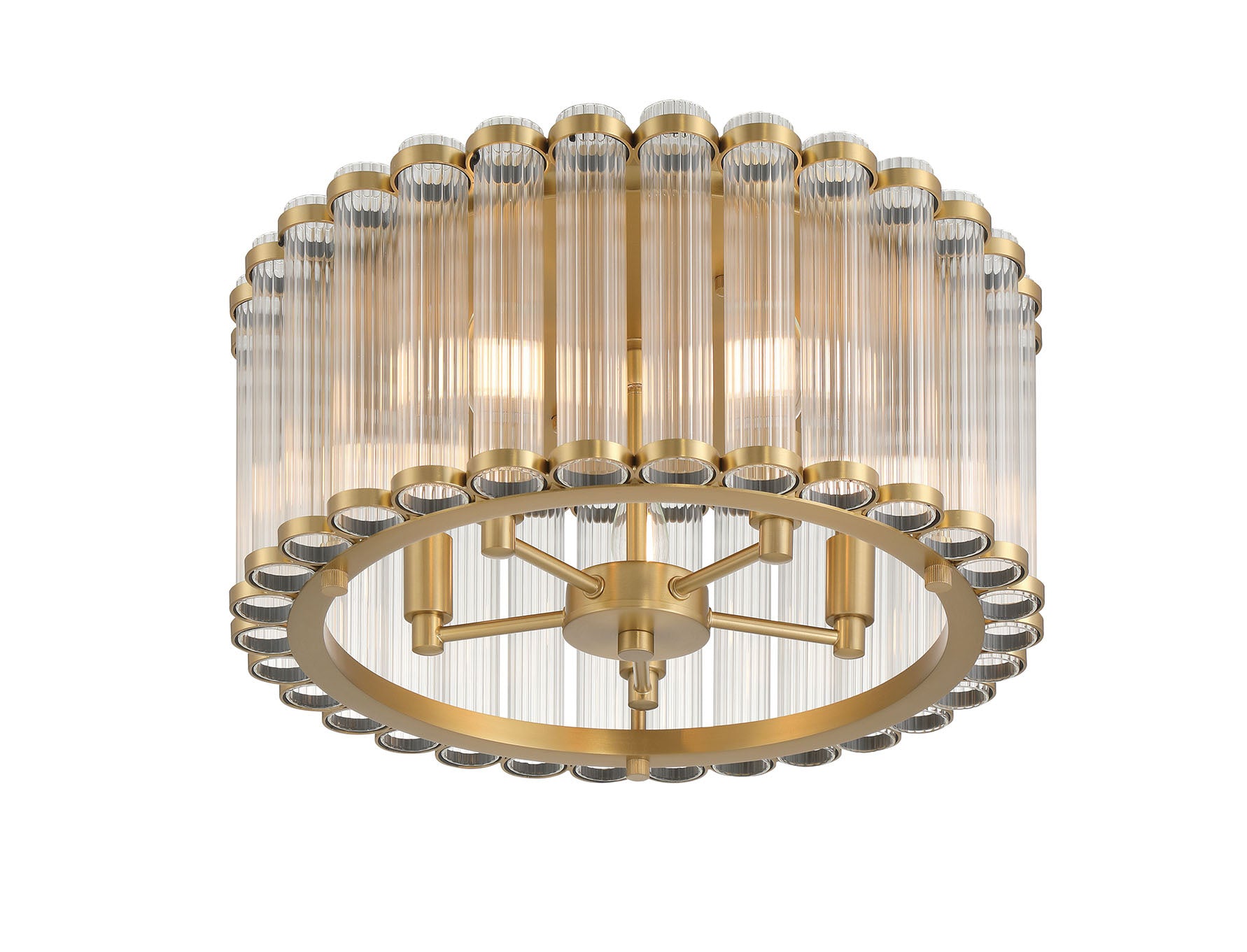 Glasbury 5-Light 18" Flush Mount