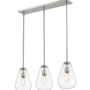 Ayra 3 Light Linear Chandelier