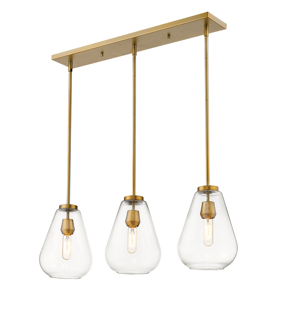 Ayra 3 Light Linear Chandelier