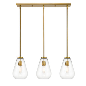 Ayra 3 Light Linear Chandelier
