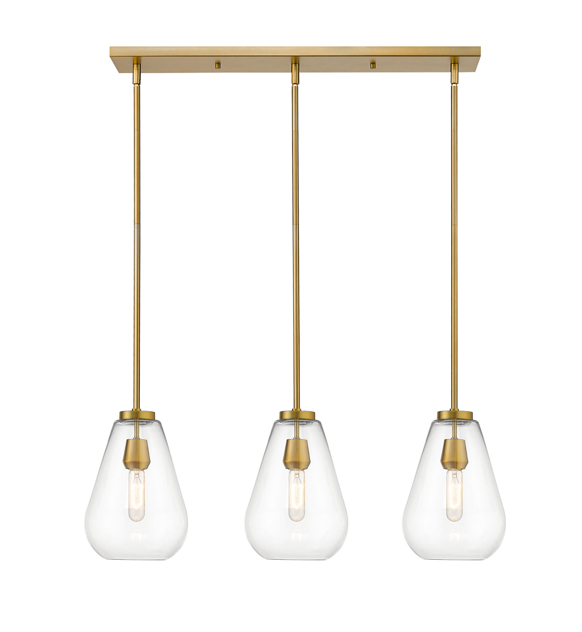 Ayra 3 Light Linear Chandelier