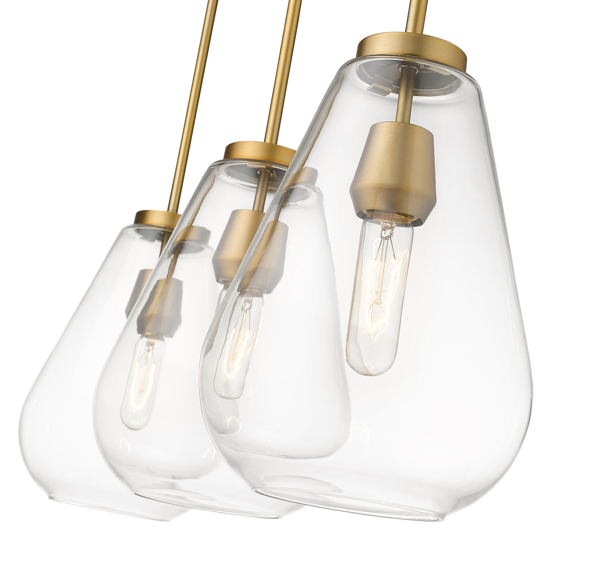 Ayra 3 Light Linear Chandelier