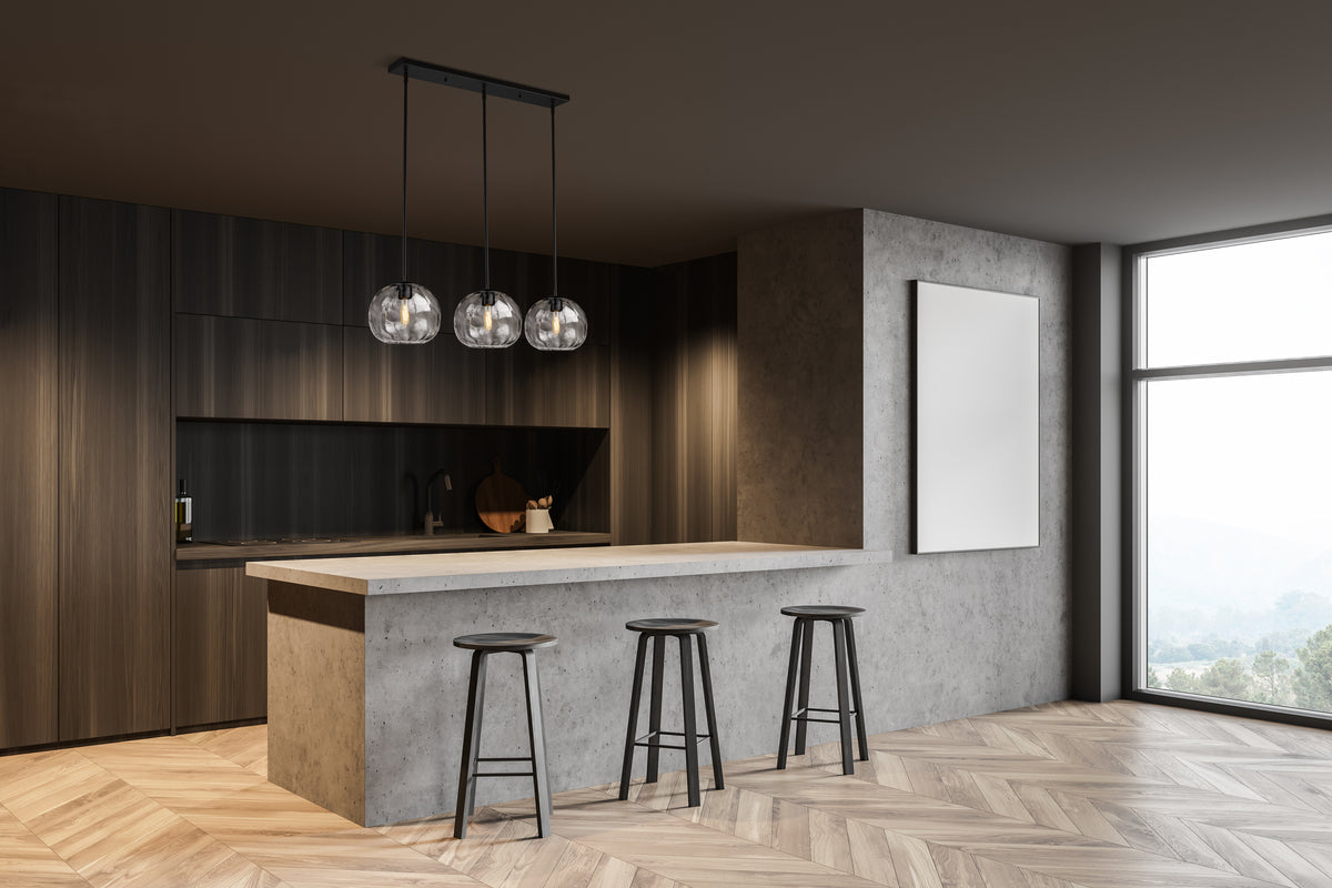Chloe 3 Light Linear Chandelier