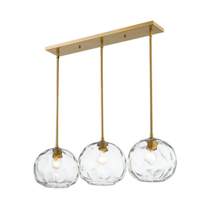 Chloe 3 Light Linear Chandelier