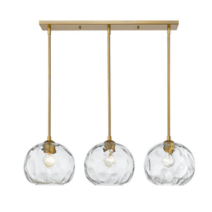 Chloe 3 Light Linear Chandelier
