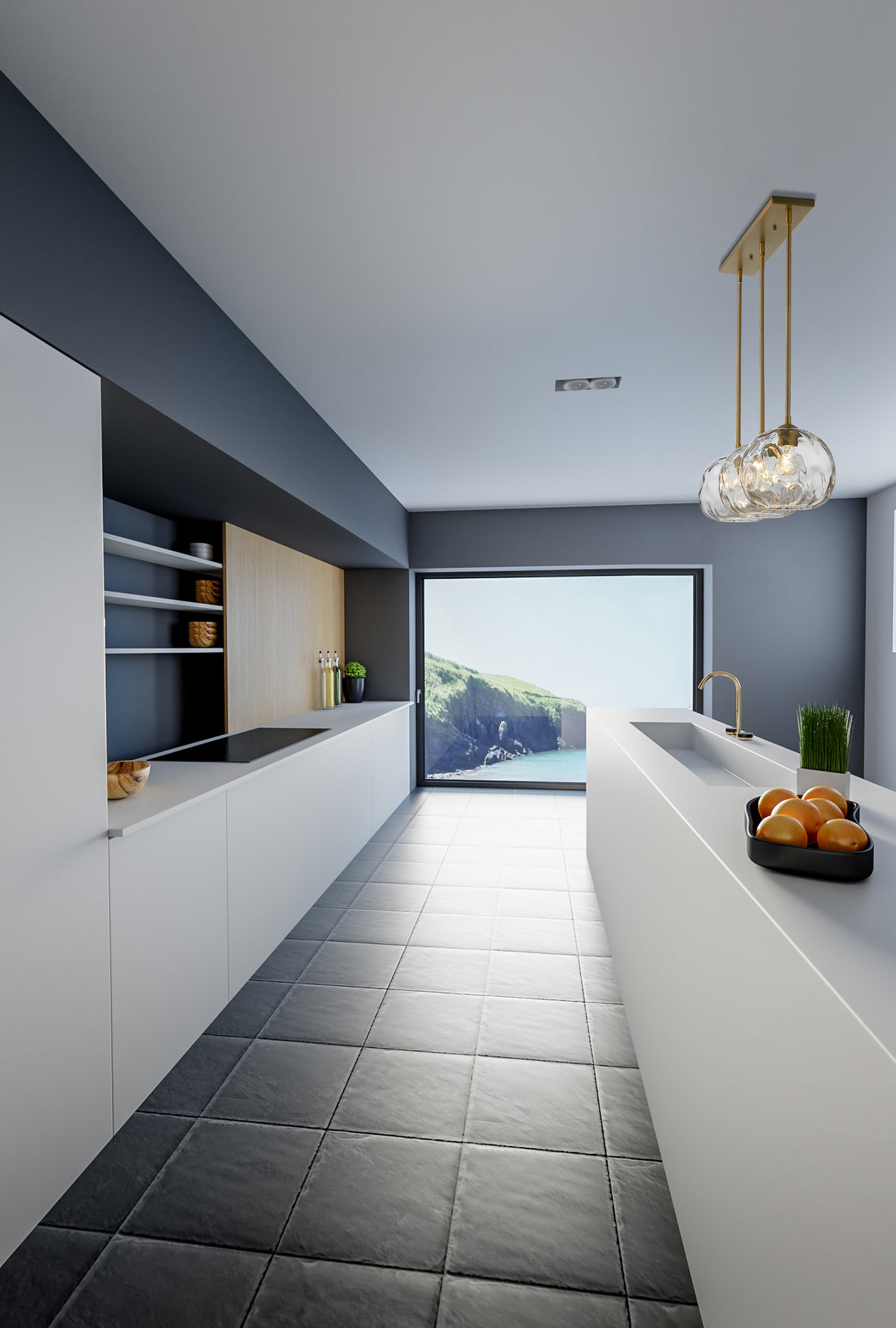 Chloe 3 Light Linear Chandelier