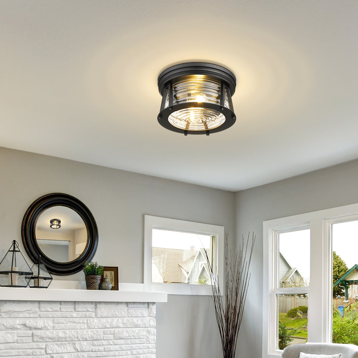 Cape Harbor 2 Light Flush Mount
