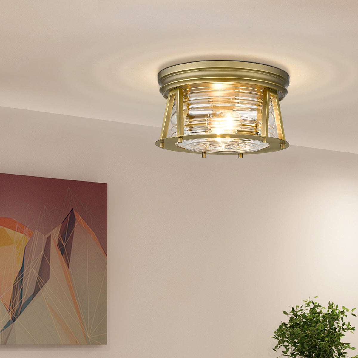 Cape Harbor 2 Light Flush Mount