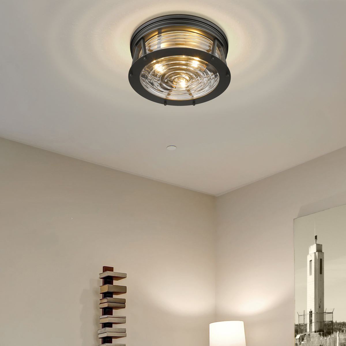 Cape Harbor 3 Light Flush Mount