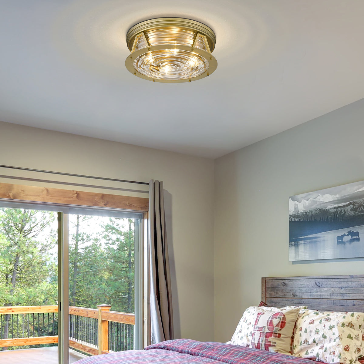 Cape Harbor 4 Light Flush Mount