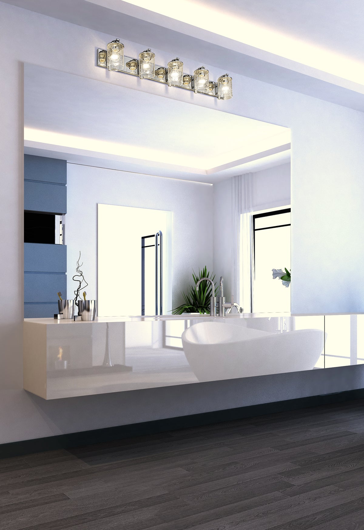 Beckett 5 Light Vanity