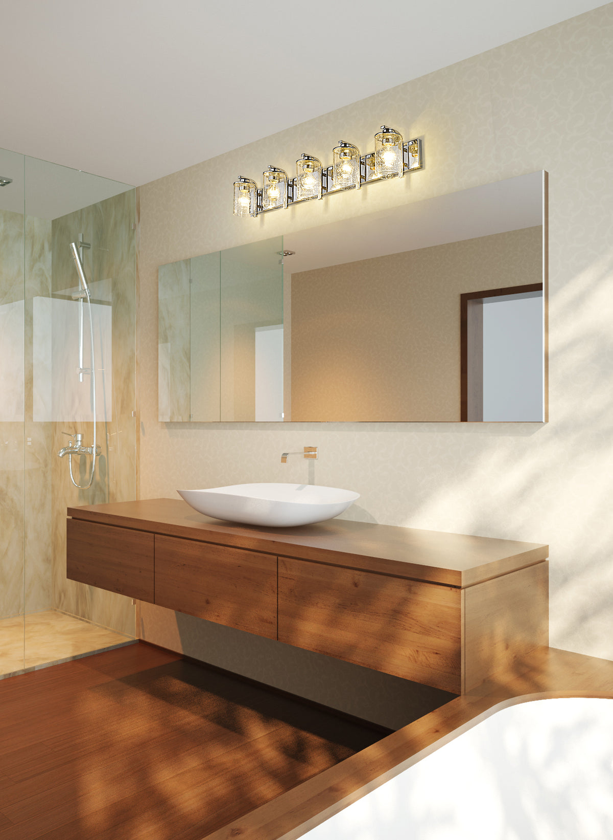 Beckett 5 Light Vanity