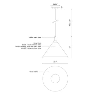 Dorothy 14-in Pendant
