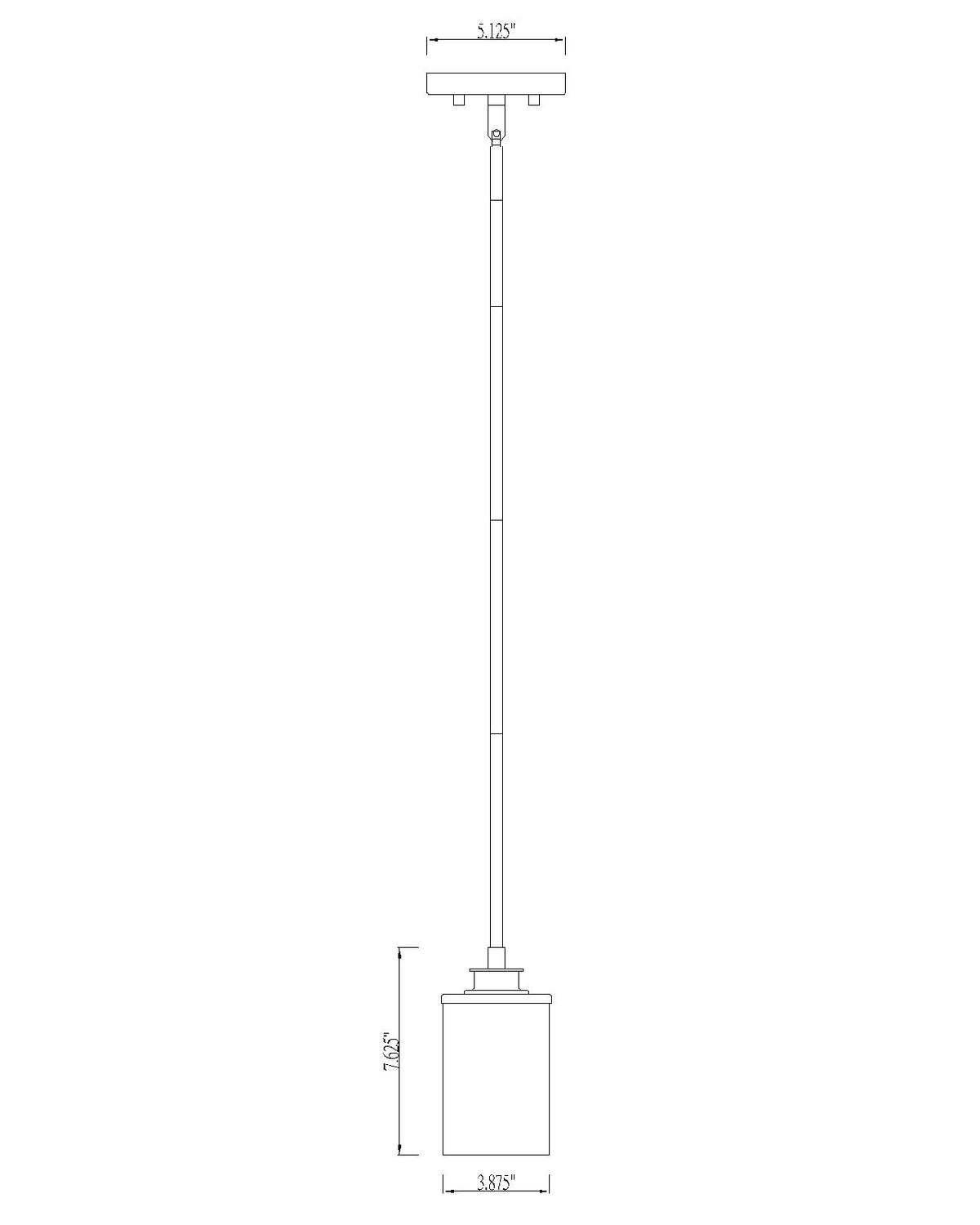 Beckett 1 Light Pendant