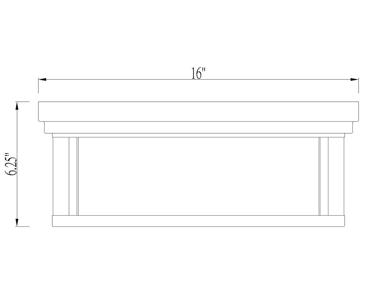Clarion 3 Light Flush Mount