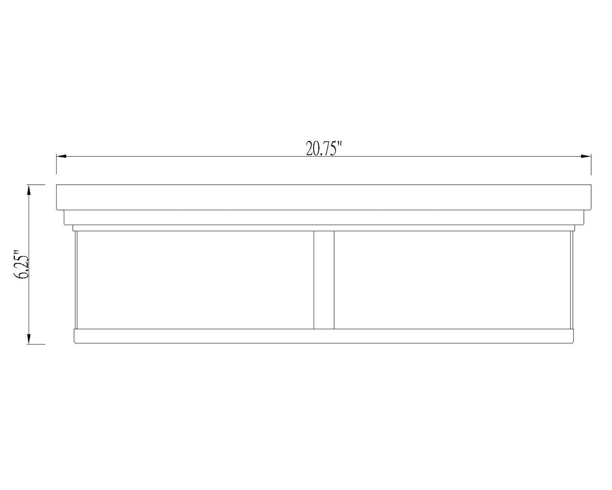 Clarion 4 Light Flush Mount