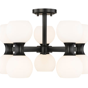 Artemis 10 Light Semi Flush Mount