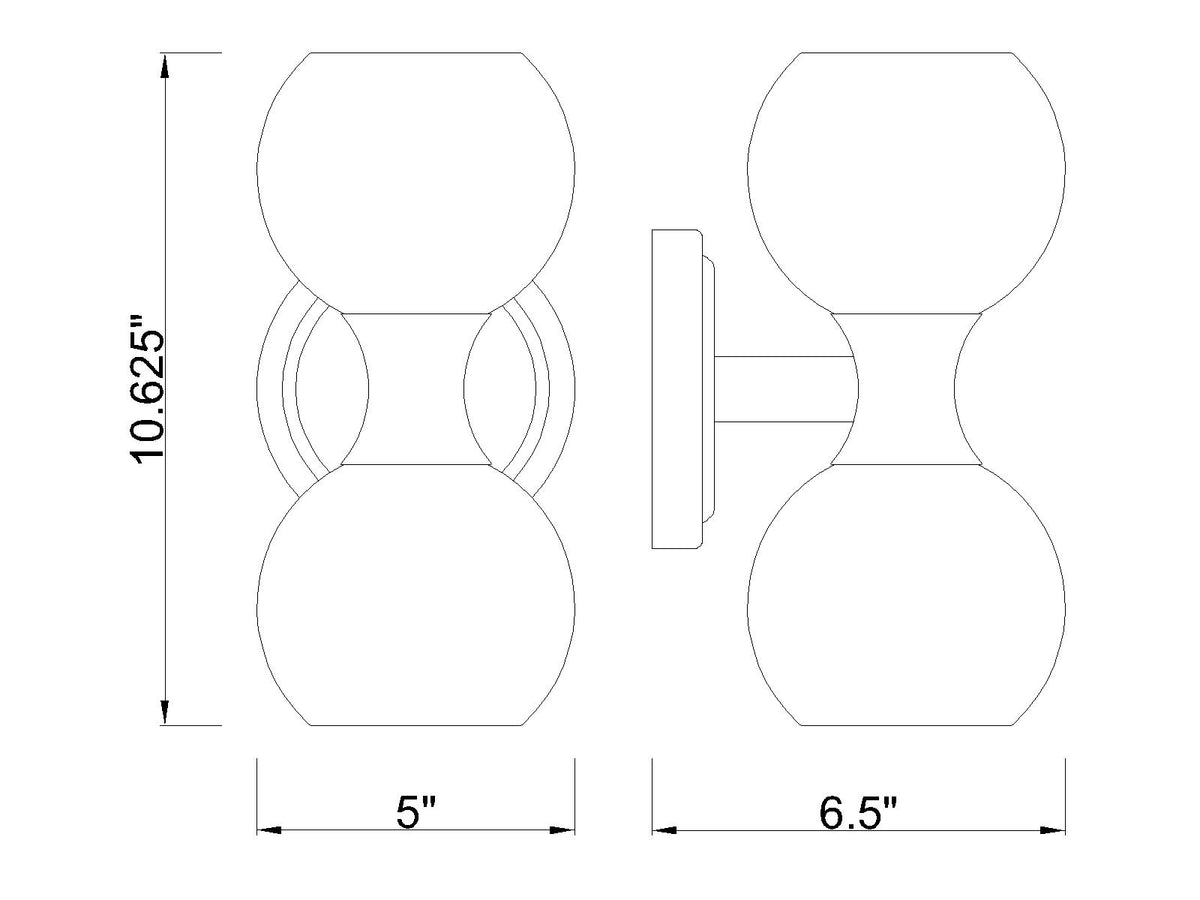 Artemis 2 Light Wall Sconce