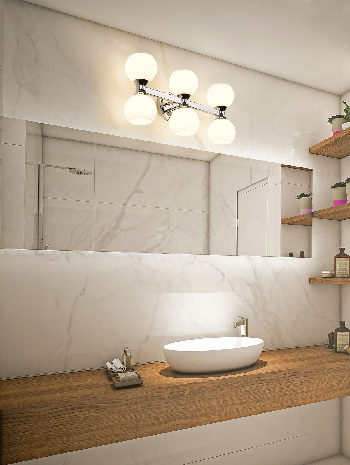 Artemis 6 Light Vanity