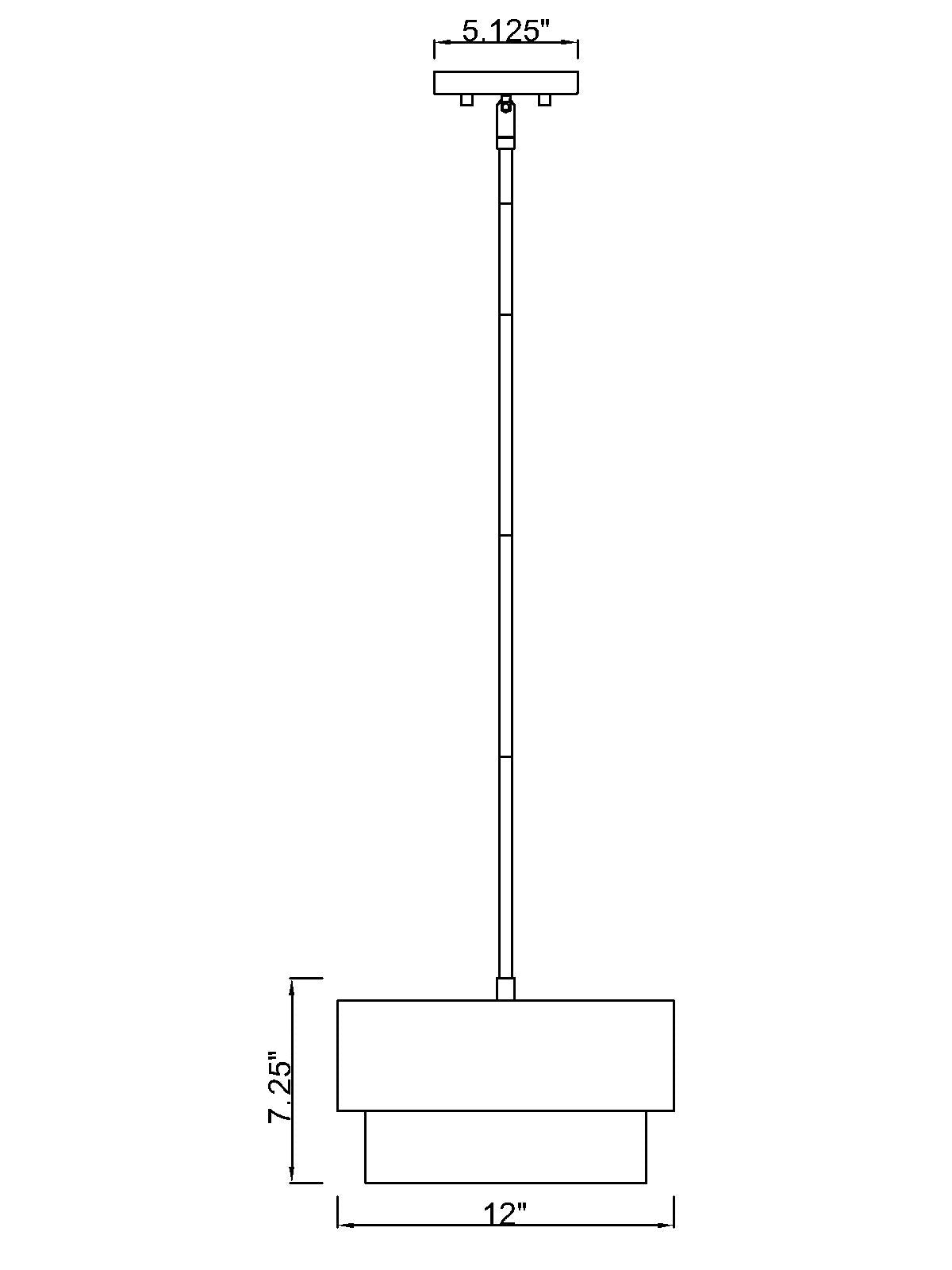 Counterpoint 1 Light Pendant