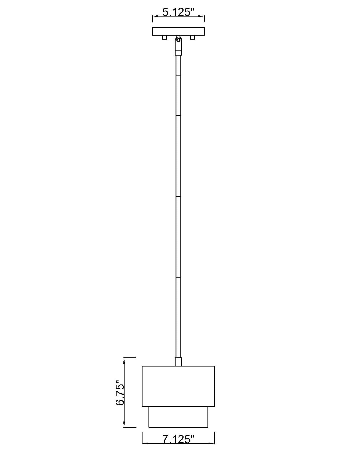 Counterpoint 1 Light Pendant